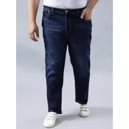 AUSTIN MARTIN Men Regular Fit Mid-Rise Low Distress Heavy Fade Stretchable Jeans-picture-21