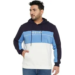 austivo Men's Multi Full Sleeve Printed Hooded Plus Size Sweatshirt-picture-55
