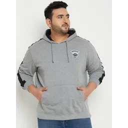 AUSTIVO Plus Size Long Sleeves Fleece Pullover Hooded Sweatshirt-picture-10