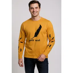 AUTNA Gold Rush Typography Print T-shirt-picture-30