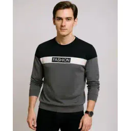 autna Men Colourblock Regular Fit Crew-Neck T-Shirt-picture-11