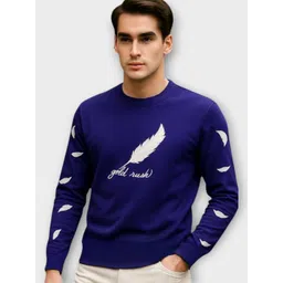 AUTNA Men Graphic Printed Round Neck Cotton Sweatshirt-picture-13