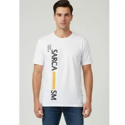 AUTNA Men Typography Printed Regular Fit Round Neck Cotton T-shirt-picture-27