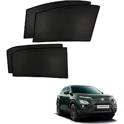 Auto Addict Fix Car Window Sunshades (Side Windows,Non Magnetic) for Tata Harrier-image-4