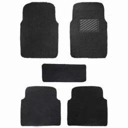 Auto Beast 5 Pcs 18mm PVC Grass Black Car Floor Mat Set for Toyota Glanza-picture-44