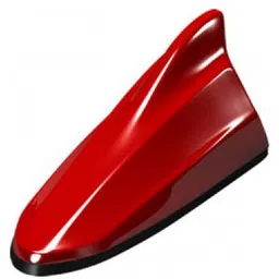 auto kite R7S81 Red Car Shark Fin Signal (AM/FM) Receiver Antenna for All Cars Hidden Vehicle Antenna image 1
