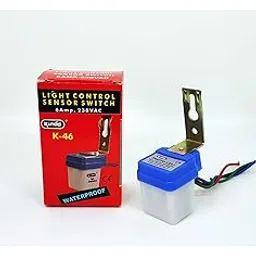 Auto On/Off Light Sensor Switch with Smart Photocell, LDR Sensor for Automatic Outdoor Lighting Control - 6Amp (White) (Pack of 2)-image-30