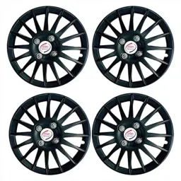 Auto Pearl 4 Pcs 13 inch Press Type Hubcap Wheel Cover Set with Retention Ring for All Cars-picture-14