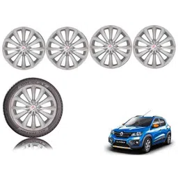 Auto Pearl 4 Pcs 14 inch ABS Black Press Type Hubcap Wheel Cover Set with Retention Ring for Nissan Micra2015-picture-38