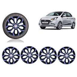 Auto Pearl 4 Pcs 14 inch Black ABS Press Type Hubcap Wheel Cover Set with Retention Ring for Hyundai Xcent2018-picture-14