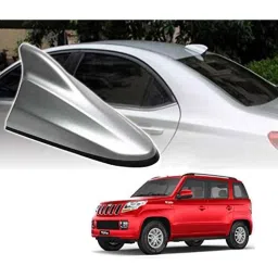 Auto Pearl ABS Silver Universal Replacement Shark Fin Car Roof Antenna For Mahindra Tuv 300-picture-43