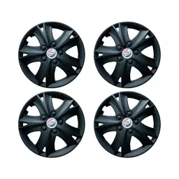 auto pearl Autopearl - Car Full Black Wheel Cover Caps 304.8 mm (12 Inch) Press Type Fitting Compatible with Alto 800-picture-38