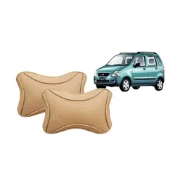 Auto Pearl Beige Dots CV Car Neck Rest Pillow Compatible for Maruti Suzuki WagonR 2003-picture-44