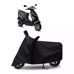 Auto Pearl Bike Cover for Hero Electric Electric Wave Dx (Black)-picture-35