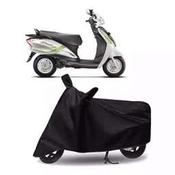 Auto Pearl Bike Cover for Hero Moto Corp Duet (Black)-picture-37