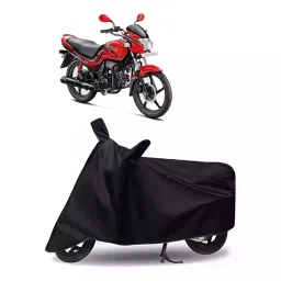 Auto Pearl Bike Cover for Hero Passion Pro (Black)-picture-30