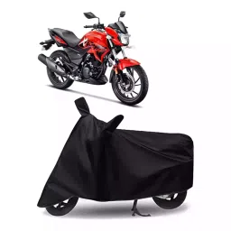 Auto Pearl Bike Cover for Hero Xtreme 200R (Black)-picture-17