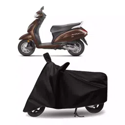 Auto Pearl Bike Cover for Honda Activa 5G (Black)-picture-34