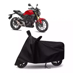 Auto Pearl Bike Cover for Honda CB (Black)-picture-31