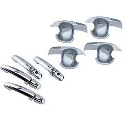 Auto Pearl Car Door Handle Bowl Cover Compatible For Maruti Suzuki Baleno with Sensor (Set of 4)-picture-17