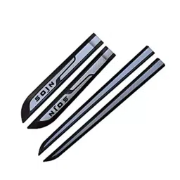 Auto Pearl Car Door Side Beading Moulding ‎Black & Silver Compatible For Hyundai NIOS (Set of 4 Pcs)-picture-28