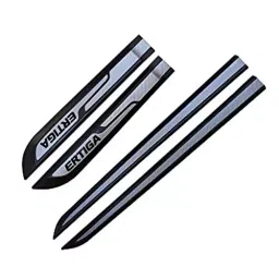 Auto Pearl Car Door Side Beading Moulding ‎Black & Silver Compatible For Maruti Suzuki Ertiga (Set of 4 Pcs)-picture-31
