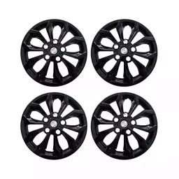 Auto Pearl Car Full Black Wheel Cover Caps 33.02 cm (13 Inch) Press Type Fitting for Renault Kwid-picture-20