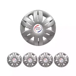 Auto Pearl Car Full Caps Silver 304.8 mm (12 Inch) Wheel Cover Set of 4-picture-27