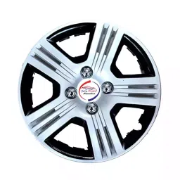 Auto Pearl Car Full Caps Silver 33.02 cm (13 Inch) Press Type Wheel Cover Compatible with Micra-picture-42
