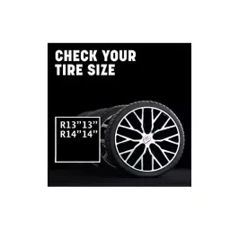 Auto Pearl Car Silver Black Wheel Cover Caps 35.56 cm (14 Inch) Press Type Fitting Compatible with Ritz T1-picture-26