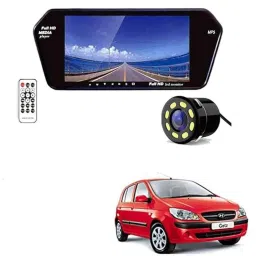 Auto Pearl CBP124 7 inch HD Bluetooth LED Touch Screen with 8 LED Reverse Camera for Hyundai Getz Prime-image-16