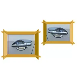 Auto Pearl Chrome Handle Bowl Insert Trim Cover Compatible For Maruti Suzuki S-Cross (Set of 4)-picture-28