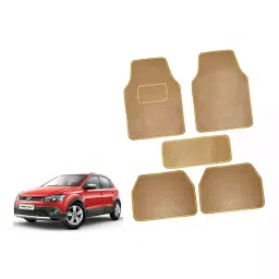 Auto Pearl CMBE125 Polyester Standard Mat for Volkswagen Polo Exquisite (Beige)-picture-35
