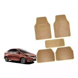 Auto Pearl CMBE165 Polyester Standard Mat for Mahindra Tuv-300 (Beige)-picture-23