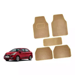 Auto Pearl CMBE182 Polyester Standard Mat for Mahindra Xl6 (Beige)-picture-47