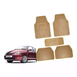 Auto Pearl CMBE97 Polyester Standard Mat for Tata Indigo Cs (Beige)-picture-14