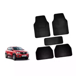 Auto Pearl CMBK110 Polyester Standard Mat for Mahindra Logan (Black)-picture-23