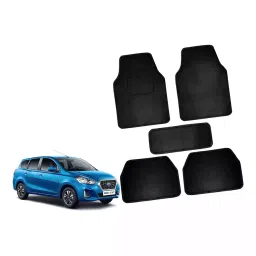Auto Pearl CMBK48 Polyester Standard Mat for Datsun Go+ (Black)-picture-13
