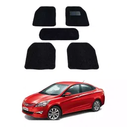 Auto Pearl DB7M126 PVC and Plastic Standard Mat for Verna Fluidic 2005 (Black)-picture-20