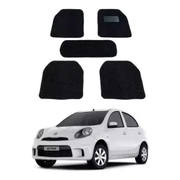 Auto Pearl DB7M237 PVC and Plastic Standard Mat for Nissan Micra Active 2005-2015 (Black)-picture-14