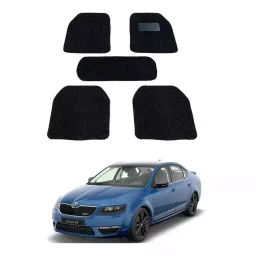Auto Pearl DB7M255 PVC and Plastic Standard Mat for Skoda Octavia 2005-2015 (Black)-picture-17