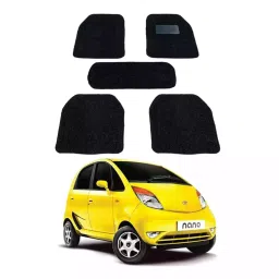 Auto Pearl DB7M275 PVC and Plastic Standard Mat for Tata Nano 2005-2015 (Black)-picture-26