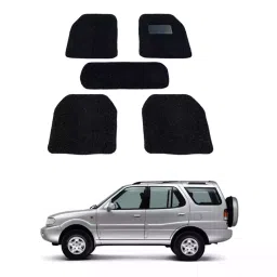 Auto Pearl DB7M278 PVC and Plastic Standard Mat for Tata Safari 2005-2015 (Black)-picture-23