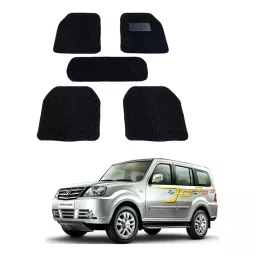 Auto Pearl DB7M281 PVC and Plastic Standard Mat for Tata Sumo Grande 2005 (Black)-picture-31