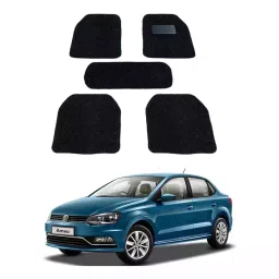 Auto Pearl DB7M307 PVC and Plastic Standard Mat for Volkswagen Universal For Car 2005 (Black)-picture-47