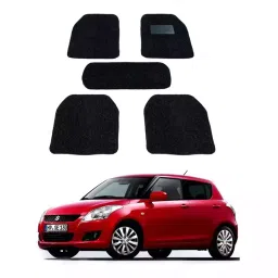 Auto Pearl DB7M328 PVC and Plastic Standard Mat for Maruti Suzuki New Swift 2005 (Black)-picture-30