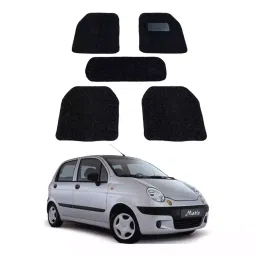 Auto Pearl DB7M58 PVC and Plastic Standard Mat for Daewoo Matiz 2005-2015 (Black)-picture-28