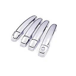 Auto Pearl Door Handle Latch Cover Chrome Finish Compatible For Tata Tiago (Set of 4)-picture-34
