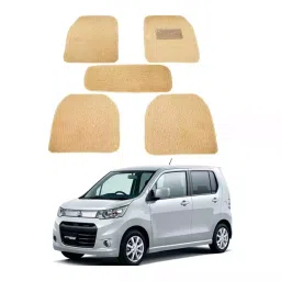 Auto Pearl MA3O192 PVC and Plastic Standard Mat for Maruti Suzuki Wagonr Stingray 2005 (Beige)-picture-16