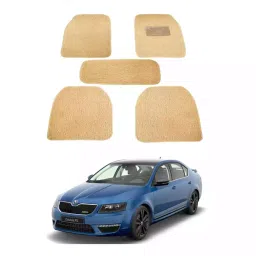 Auto Pearl MA3O257 PVC and Plastic Standard Mat for Skoda Octavia 2005 (Beige)-picture-39